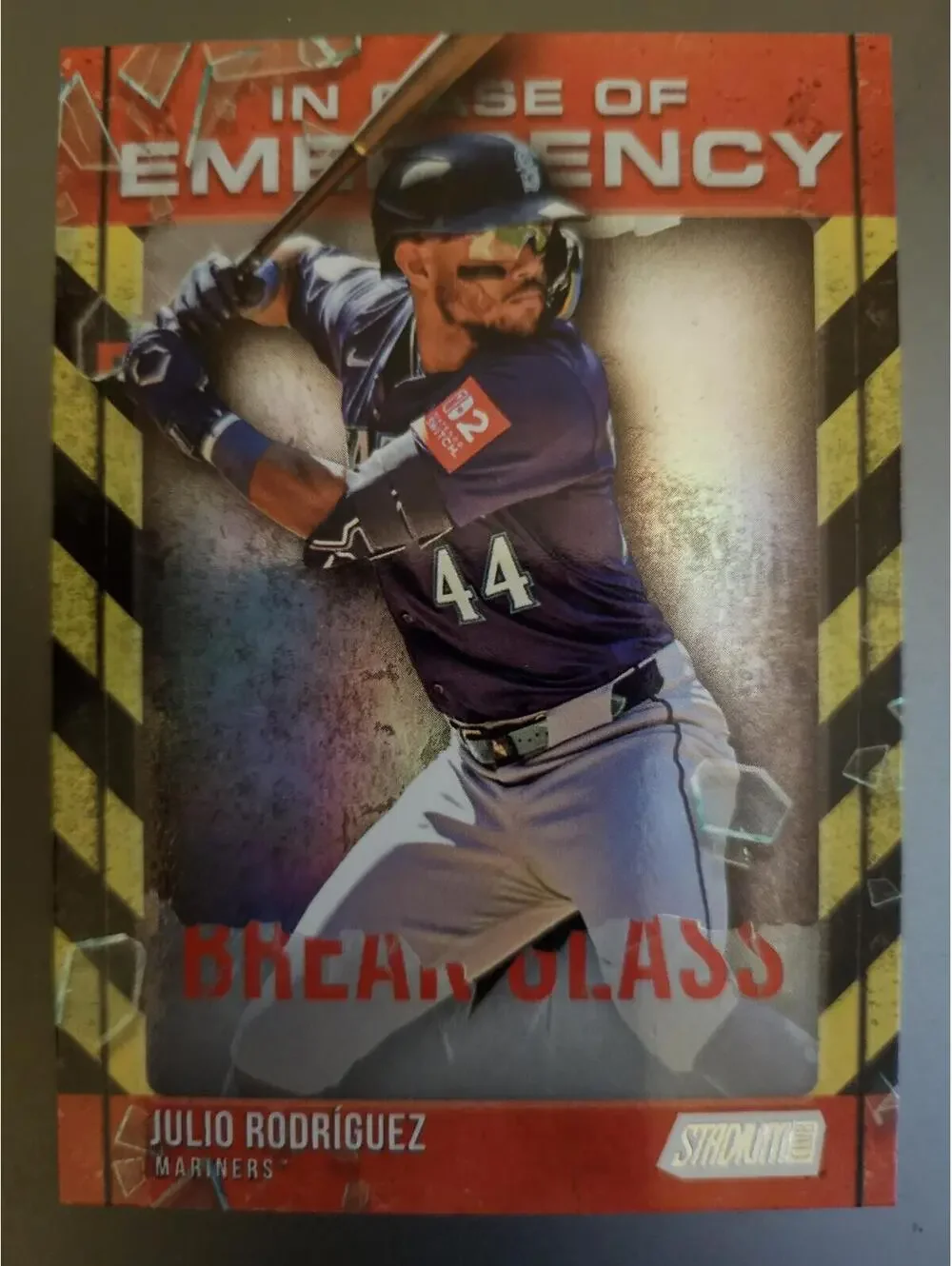 Julio Rodríguez In Case of Emergency 2025 Stadium Club #ICE-14 Seattle Mariners